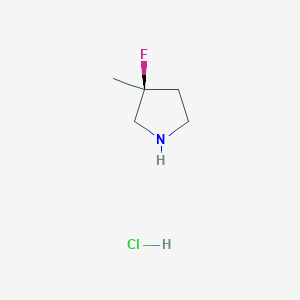 (3S)-3-fluoro-3-methylpyrrolidine hydrochloride