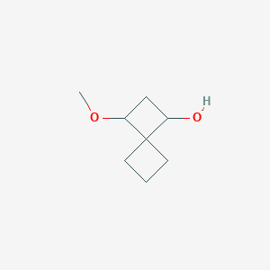 molecular formula C8H14O2 B2819509 3-Methoxyspiro[3.3]heptan-1-ol CAS No. 1864061-09-5