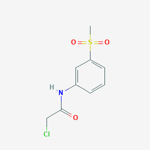 2-chloro-N-[3-(methylsulfonyl)phenyl]acetamide