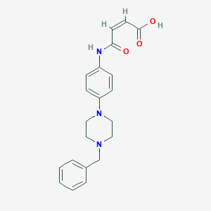 4-[4-(4-Benzyl-1-piperazinyl)anilino]-4-oxo-2-butenoicacid