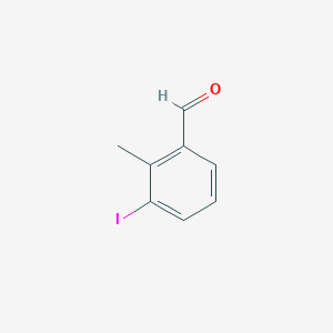 molecular formula C8H7IO B2819581 3-碘-2-甲基苯甲醛 CAS No. 848444-83-7