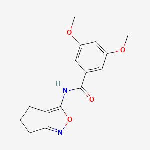 N-(5,6-dihydro-4H-cyclopenta[c]isoxazol-3-yl)-3,5-dimethoxybenzamide