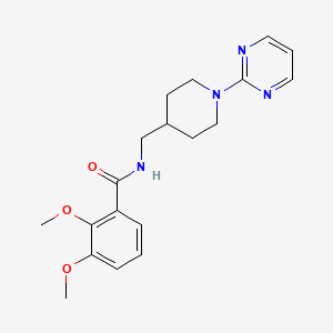 molecular formula C19H24N4O3 B2819618 2,3-dimethoxy-N-((1-(pyrimidin-2-yl)piperidin-4-yl)methyl)benzamide CAS No. 1234938-28-3