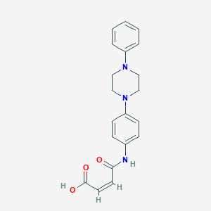 4-Oxo-4-[4-(4-phenyl-1-piperazinyl)anilino]-2-butenoicacid