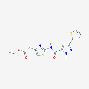molecular formula C16H16N4O3S2 B2819708 叔丁基-2-(8-((4-(4-氟苯基)哌嗪-1-基)磺酰)-3-氧代-[1,2,4]三唑并[4,3-a]吡啶-2(3H)-基)乙酸酯 CAS No. 1219901-75-3