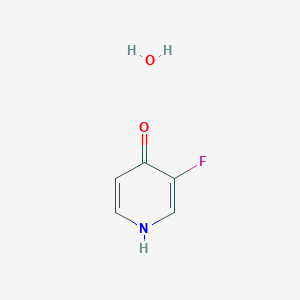 molecular formula C5H6FNO2 B2819739 3-氟吡啶-4-醇水合物 CAS No. 1881291-71-9