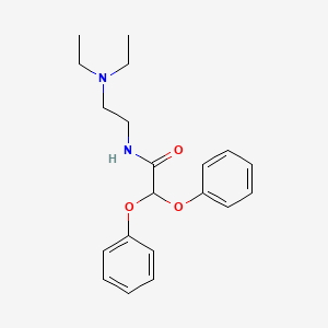 molecular formula C20H26N2O3 B2819752 N-(2-(Diethylamino)ethyl)-2,2-diphenoxyacetamide CAS No. 339573-04-5