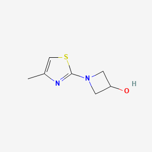 molecular formula C7H10N2OS B2819762 1-(4-Methylthiazol-2-yl)azetidin-3-ol CAS No. 1343772-78-0