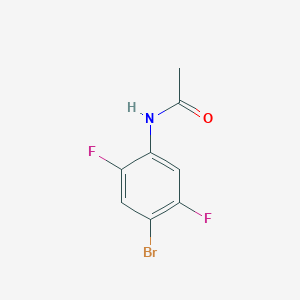 molecular formula C8H6BrF2NO B2819771 N-(4-Bromo-2,5-difluorophenyl)acetamide CAS No. 1065100-92-6