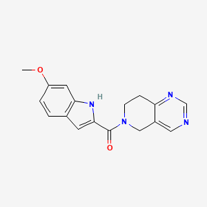 (7,8-dihydropyrido[4,3-d]pyrimidin-6(5H)-yl)(6-methoxy-1H-indol-2-yl)methanone