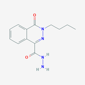 molecular formula C13H16N4O2 B2819860 3-丁基-4-氧代-3,4-二氢邻苯二甲酰肼 CAS No. 554423-48-2