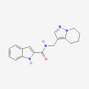 B2819874 N-((4,5,6,7-tetrahydropyrazolo[1,5-a]pyridin-3-yl)methyl)-1H-indole-2-carboxamide CAS No. 2034588-34-4