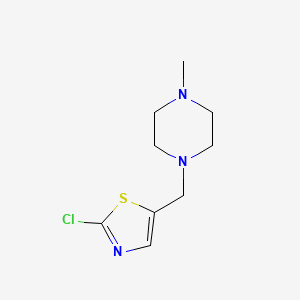 B2819876 1-[(2-Chloro-1,3-thiazol-5-yl)methyl]-4-methylpiperazine CAS No. 341967-70-2