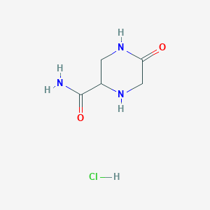 B2819889 5-Oxopiperazine-2-carboxamide hydrochloride CAS No. 2230798-94-2