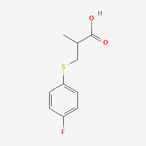 3-[(4-Fluorophenyl)sulfanyl]-2-methylpropanoic acid