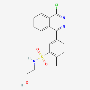 5-(4-chlorophthalazin-1-yl)-N-(2-hydroxyethyl)-2-methylbenzenesulfonamide