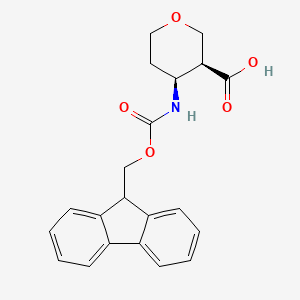 (3S,4S)-4-(9H-Fluoren-9-ylmethoxycarbonylamino)oxane-3-carboxylic acid