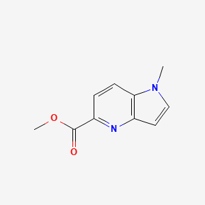 molecular formula C10H10N2O2 B2819918 Methyl 1-methyl-1H-pyrrolo[3,2-b]pyridine-5-carboxylate CAS No. 1956370-67-4