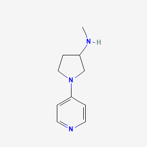 N-methyl-1-pyridin-4-ylpyrrolidin-3-amine