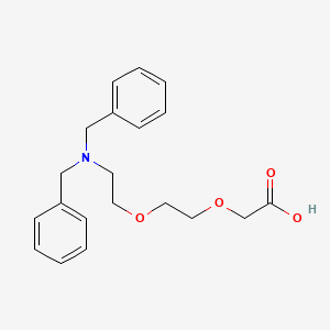 molecular formula C20H25NO4 B2819952 2-(2-(2-(二苄氨基)乙氧基)乙氧基)乙酸 CAS No. 166108-70-9
