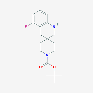 tert-Butyl 5'-fluoro-2',4'-dihydro-1'H-spiro[piperidine-4,3'-quinoline]-1-carbox