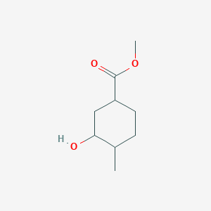 molecular formula C9H16O3 B2820016 Methyl 3-hydroxy-4-methylcyclohexane-1-carboxylate CAS No. 2416236-81-0