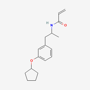 N-[1-(3-Cyclopentyloxyphenyl)propan-2-yl]prop-2-enamide