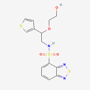 N-(2-(2-hydroxyethoxy)-2-(thiophen-3-yl)ethyl)benzo[c][1,2,5]thiadiazole-4-sulfonamide