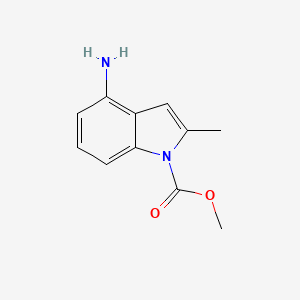Methyl 4-amino-2-methylindole-1-carboxylate