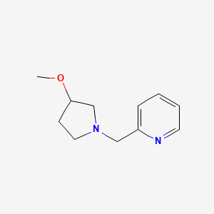 2-((3-Methoxypyrrolidin-1-yl)methyl)pyridine
