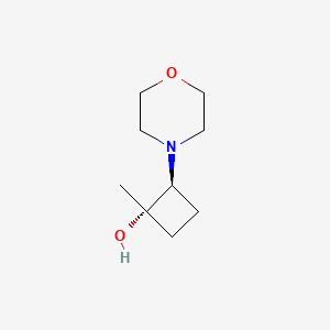(1S,2S)-1-Methyl-2-morpholinocyclobutan-1-ol