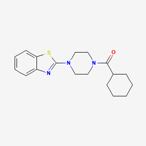 (4-(Benzo[d]thiazol-2-yl)piperazin-1-yl)(cyclohexyl)methanone
