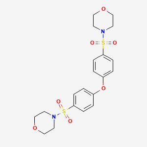 4-{4-[4-(Morpholine-4-sulfonyl)phenoxy]benzenesulfonyl}morpholine