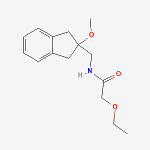 2-ethoxy-N-((2-methoxy-2,3-dihydro-1H-inden-2-yl)methyl)acetamide