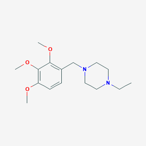 1-Ethyl-4-(2,3,4-trimethoxybenzyl)piperazine