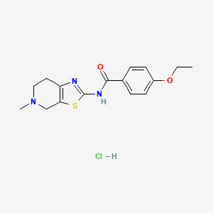 4-ethoxy-N-(5-methyl-4,5,6,7-tetrahydrothiazolo[5,4-c]pyridin-2-yl)benzamide hydrochloride