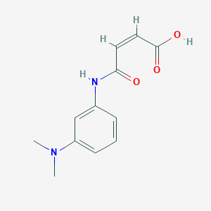 molecular formula C12H14N2O3 B282015 4-[3-(Dimethylamino)anilino]-4-oxo-2-butenoicacid 