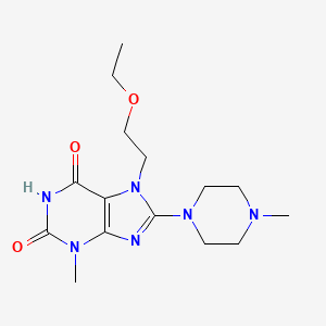 7-(2-ethoxyethyl)-3-methyl-8-(4-methylpiperazin-1-yl)-1H-purine-2,6(3H,7H)-dione