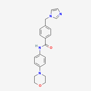 4-((1H-imidazol-1-yl)methyl)-N-(4-morpholinophenyl)benzamide
