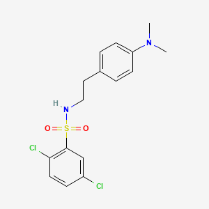 2,5-dichloro-N-(4-(dimethylamino)phenethyl)benzenesulfonamide