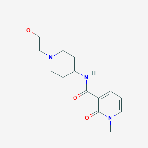 N-(1-(2-methoxyethyl)piperidin-4-yl)-1-methyl-2-oxo-1,2-dihydropyridine-3-carboxamide