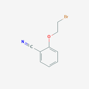 molecular formula C9H8BrNO B2820208 2-(2-溴乙氧基)苯甲腈 CAS No. 59825-56-8