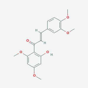 molecular formula C19H20O6 B282024 2'-羟基-3,4,4',6'-四甲氧基查耳酮 