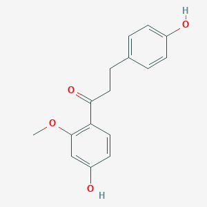 molecular formula C16H16O4 B282026 1-(4-羟基-2-甲氧基苯基)-3-(4-羟基苯基)-1-丙酮 CAS No. 162290-03-1