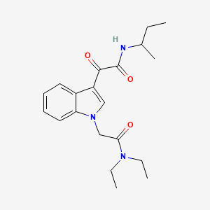 molecular formula C20H27N3O3 B2820264 N-丁-2-基-2-[1-(2-(二乙基氨基)-2-氧代乙基)吲哚-3-基]-2-氧代乙酰胺 CAS No. 872848-51-6