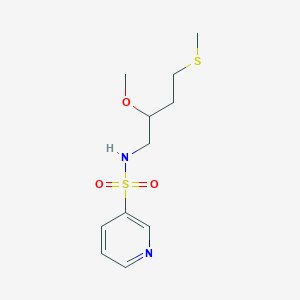N-(2-Methoxy-4-methylsulfanylbutyl)pyridine-3-sulfonamide