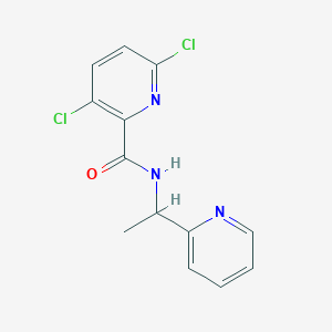 3,6-dichloro-N-[1-(pyridin-2-yl)ethyl]pyridine-2-carboxamide