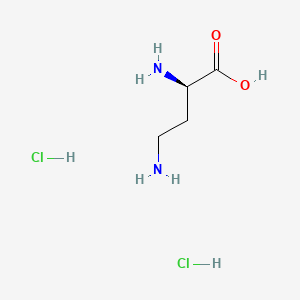 molecular formula C4H12Cl2N2O2 B2820312 (r)-2,4-Diaminobutanoic acid dihydrochloride CAS No. 127531-11-7; 26908-94-1