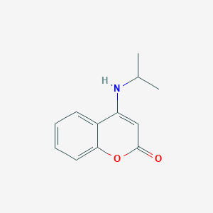 molecular formula C12H13NO2 B282034 4-(isopropylamino)-2H-chromen-2-one 