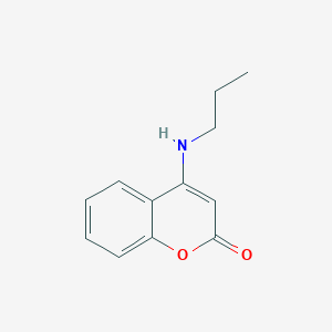 molecular formula C12H13NO2 B282035 4-(propylamino)-2H-chromen-2-one 